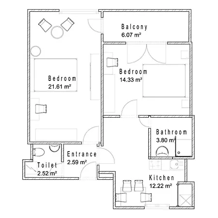 Appartement Panorámás Modern A Történelmi Belvárosban Debrecen